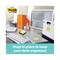 Post-it Pop-up Notes Clear Top Pop-up Note Dispenser For 3 in. x 3 in. Pads - Black (1-Pack)